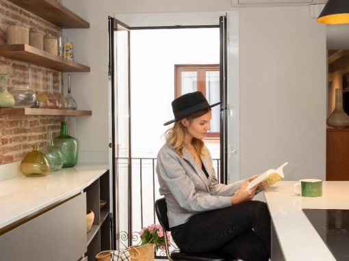 Cocina bonita en el Gótico