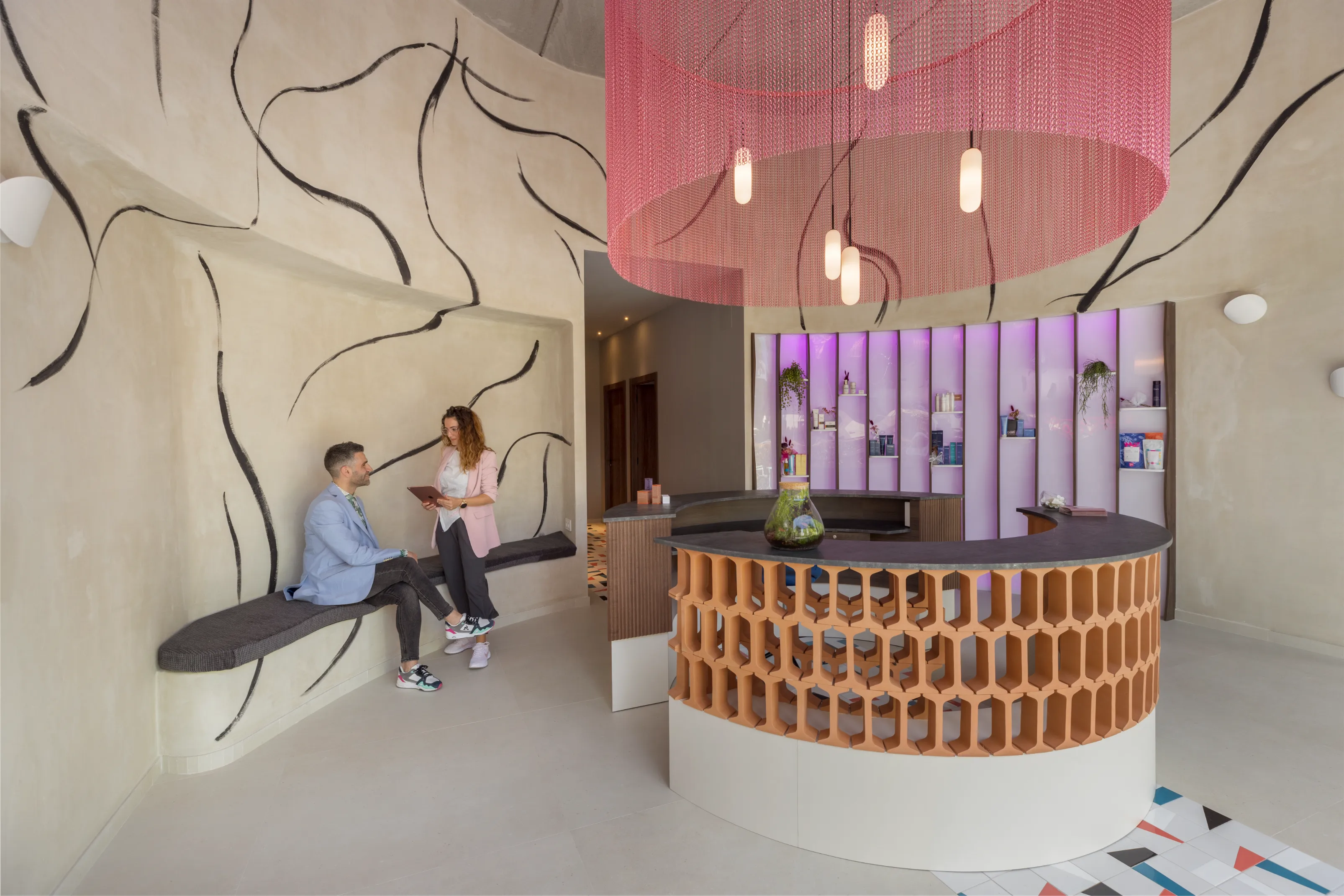 Recepción del estudio de microblading Cocoon'ink en Barcelona